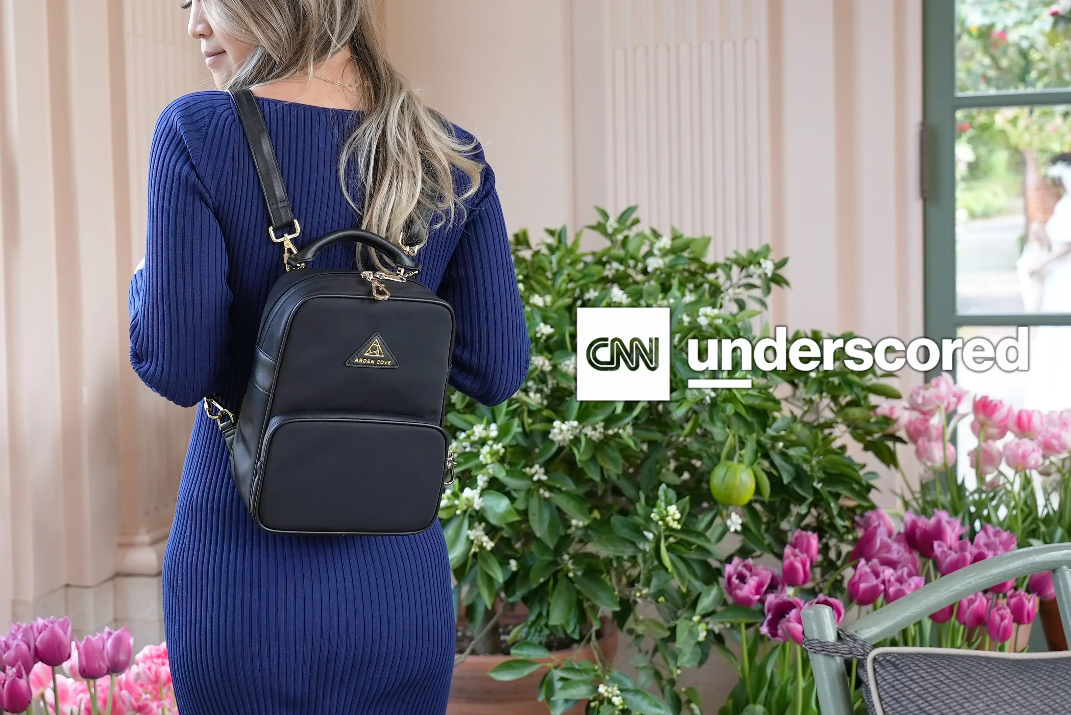 Carmel Convertible Backpack named Best Small Underseat Bag by CNN Unde