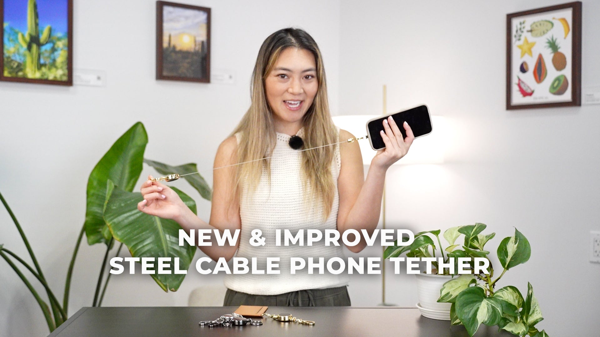 New & Improved Steel Cable Phone Tethers by Arden Cove