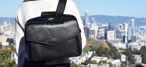 arden cove daily laptop backpack Dolores Water-Resistant Commuter & Weekend Black-Gold loading backpack with a luggage strap is both stylish and spacious. Anti-Theft Waterproof Carmel Convertible Backpack