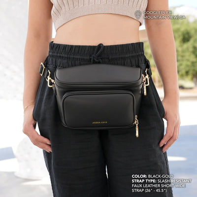 Bum Bag with Locking Clasps Strap