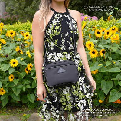 Crissy Full Crossbody with Locking Clasps Strap