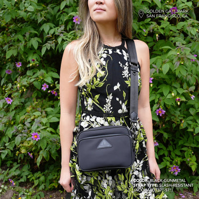 Crissy Full Crossbody with Locking Clasps Strap