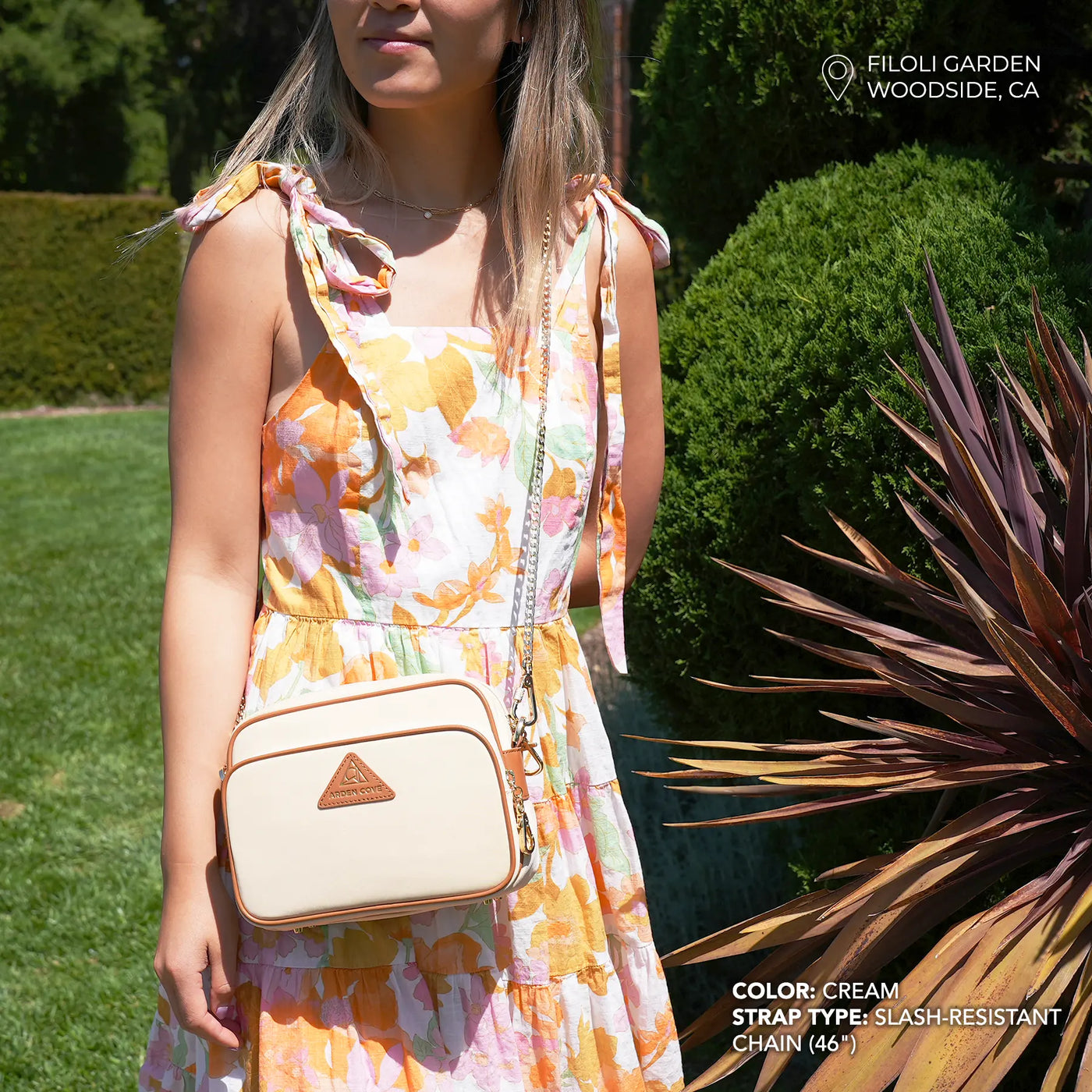 Crissy Full Crossbody with Locking Clasps Strap
