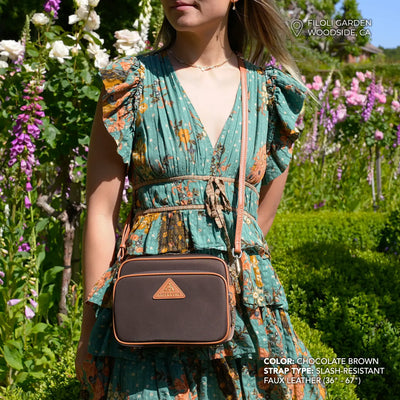 Crissy Full Crossbody with Locking Clasps Strap