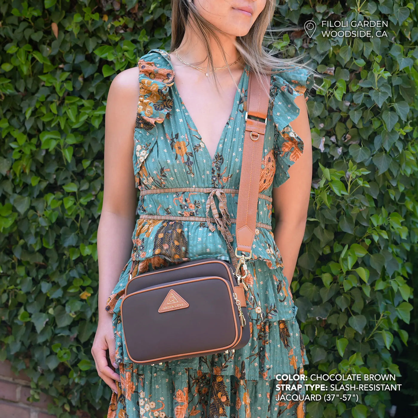 Crissy Full Crossbody with Locking Clasps Strap