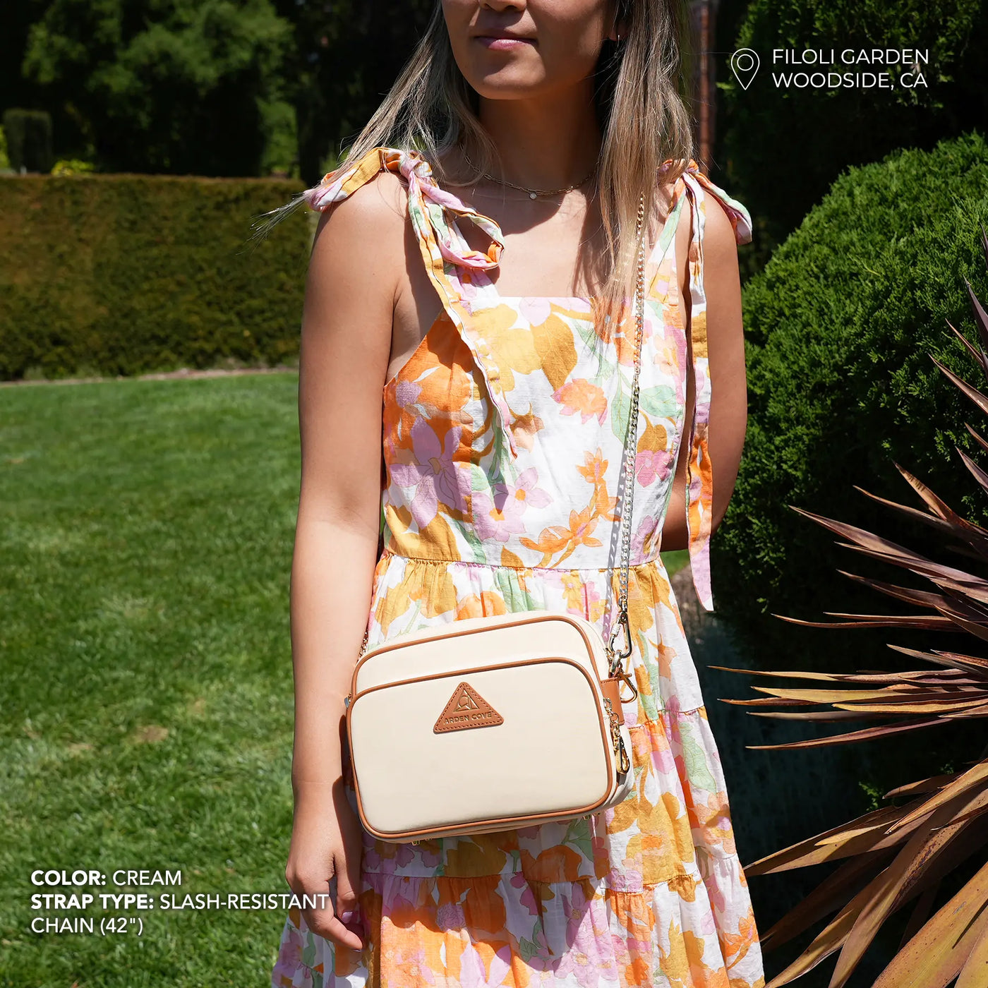 Crissy Full Crossbody with Locking Clasps Strap