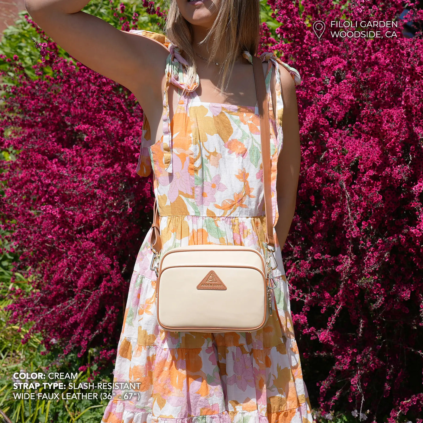Crissy Full Crossbody with Locking Clasps Strap