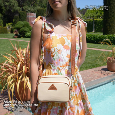 Crissy Full Crossbody with Locking Clasps Strap