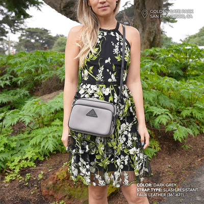 Crissy Full Crossbody with Locking Clasps Strap