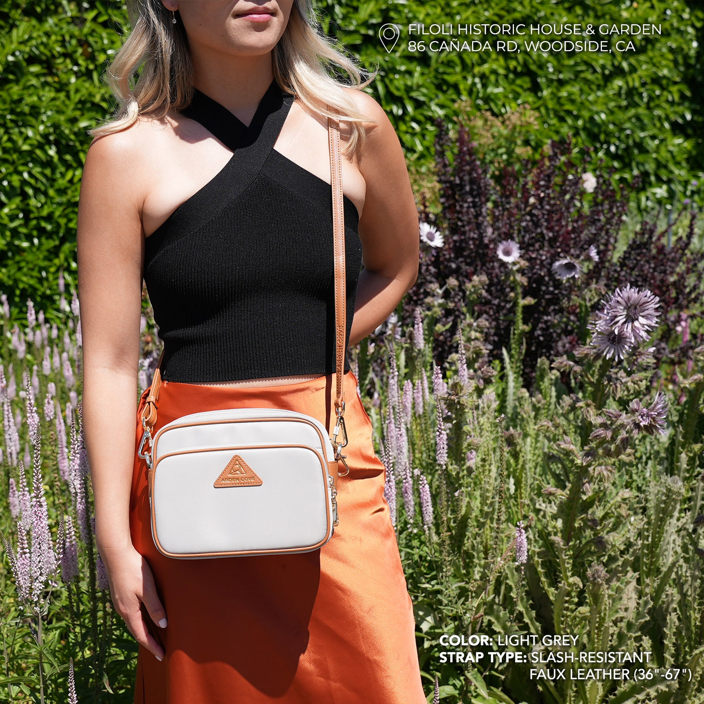 Crissy Full Crossbody with Locking Clasps Strap