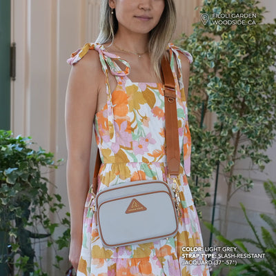 Crissy Full Crossbody with Locking Clasps Strap