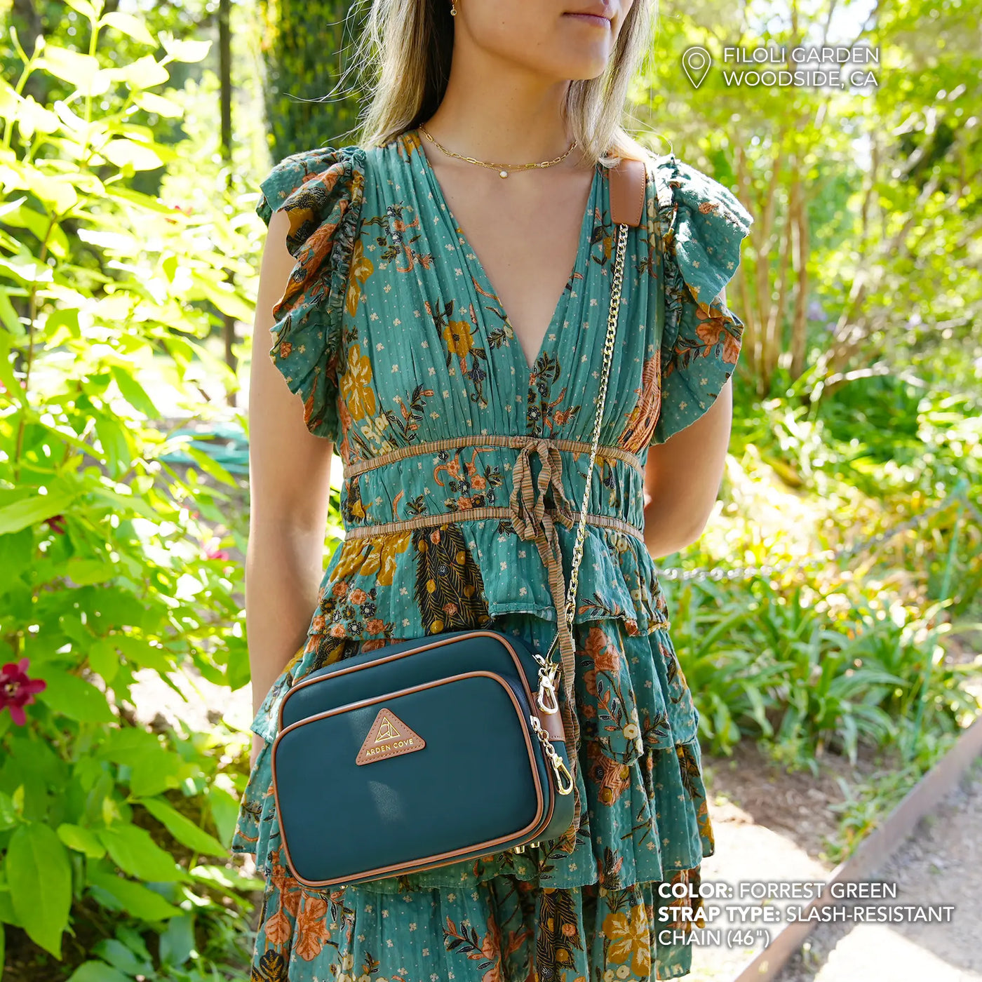 Crissy Full Crossbody with Locking Clasps Strap