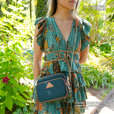 Crissy Full Crossbody with Locking Clasps Strap