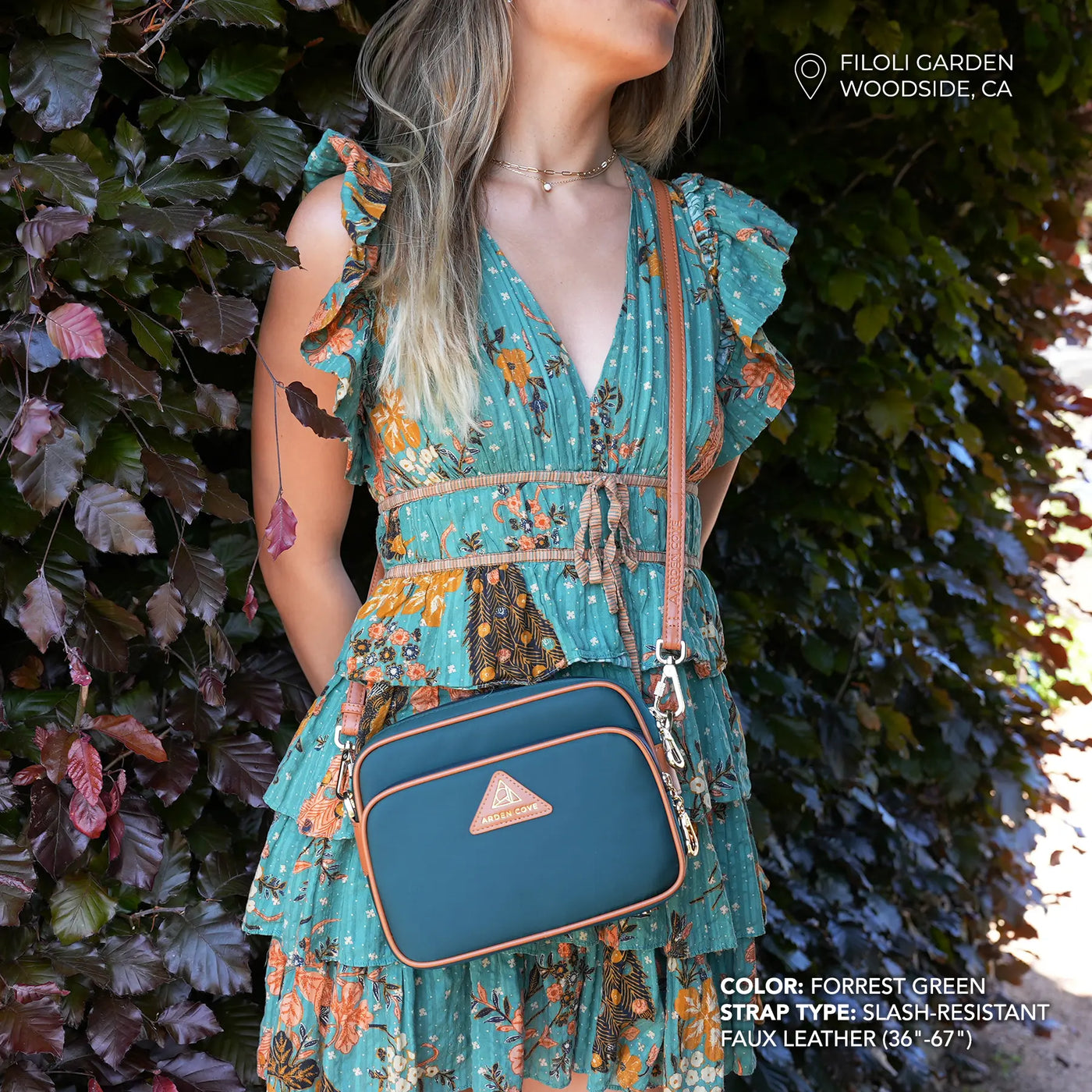 Crissy Full Crossbody with Locking Clasps Strap
