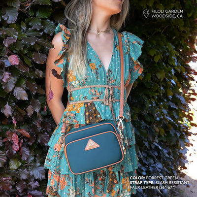 Crissy Full Crossbody with Locking Clasps Strap