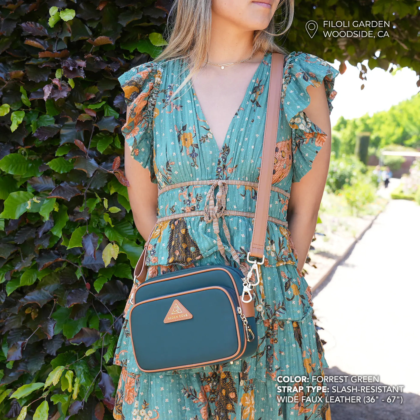 Crissy Full Crossbody with Locking Clasps Strap