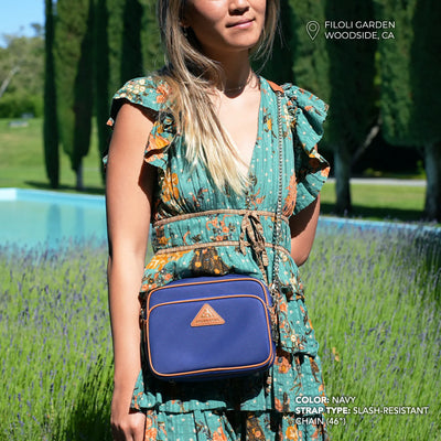 Crissy Full Crossbody with Locking Clasps Strap
