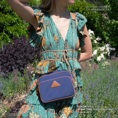 Crissy Full Crossbody with Locking Clasps Strap