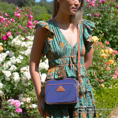Crissy Full Crossbody with Locking Clasps Strap