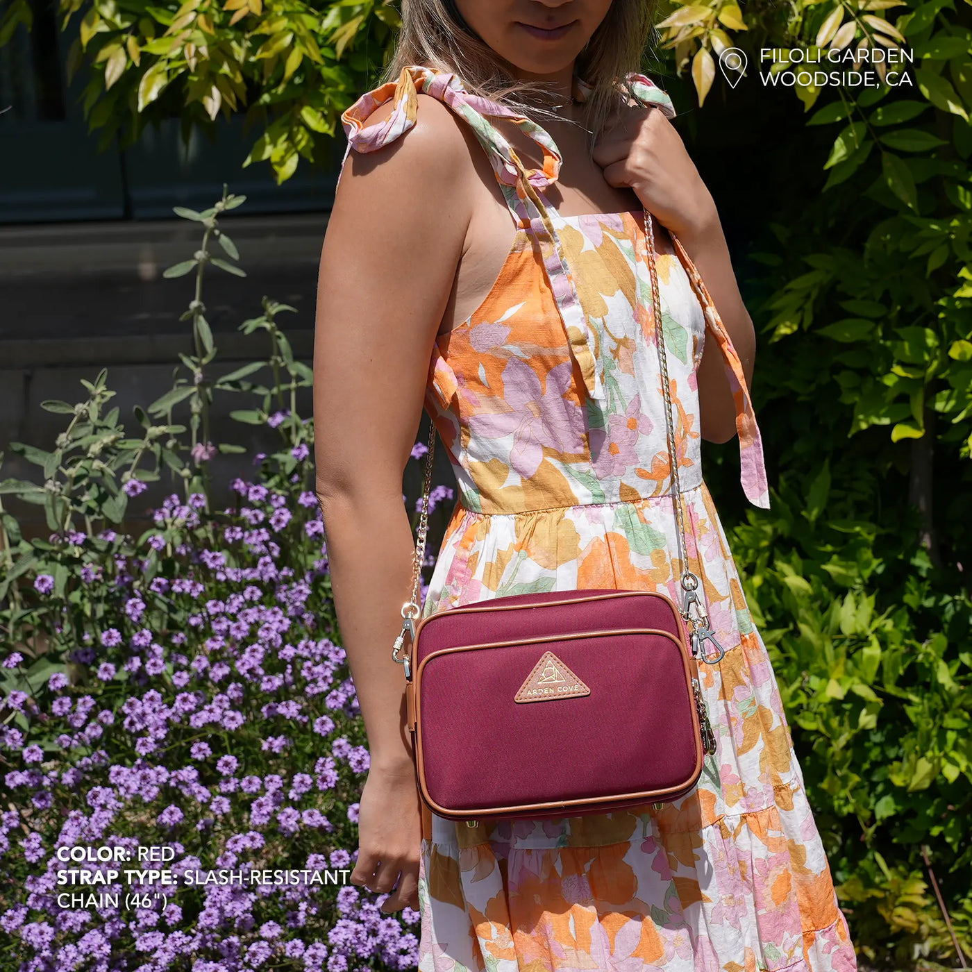 Crissy Full Crossbody with Locking Clasps Strap