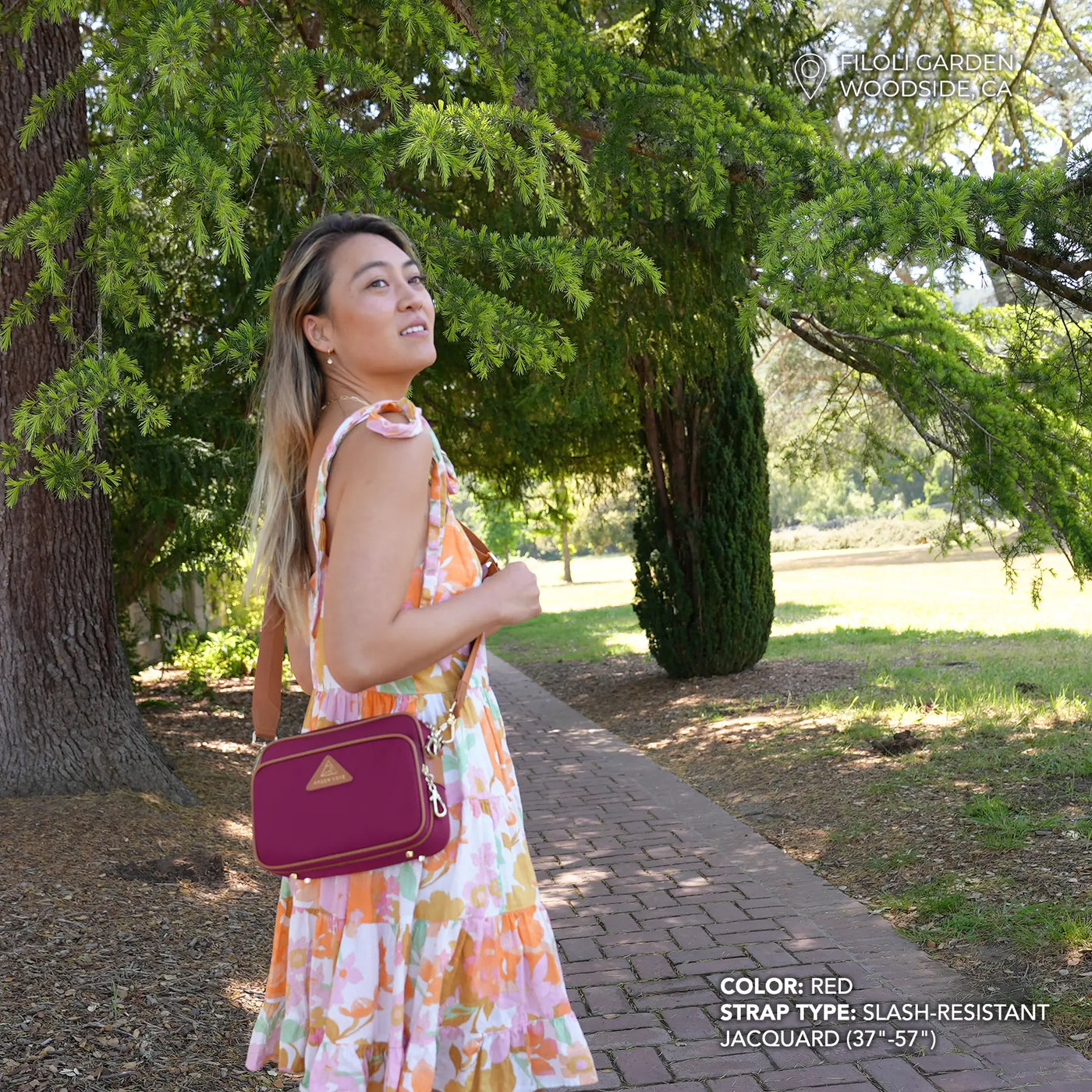 Crissy Full Crossbody with Locking Clasps Strap