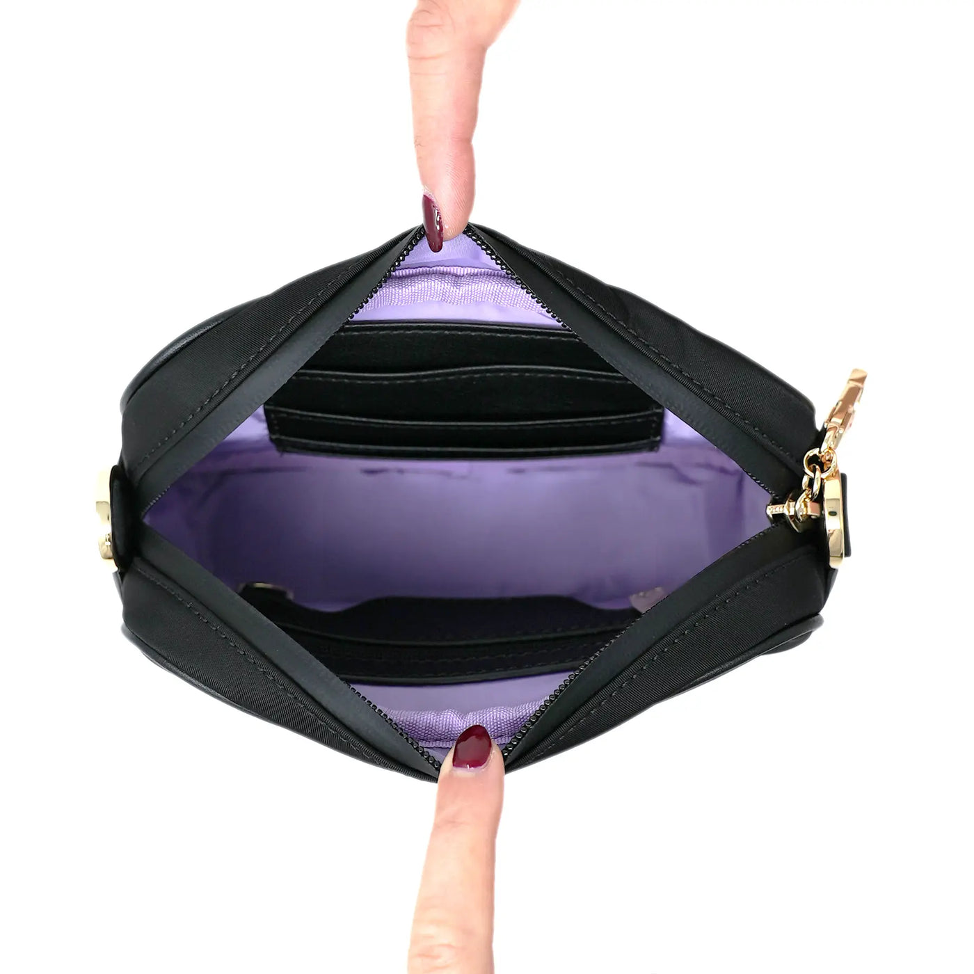 Crissy Mini Crossbody with Locking Clasps Strap