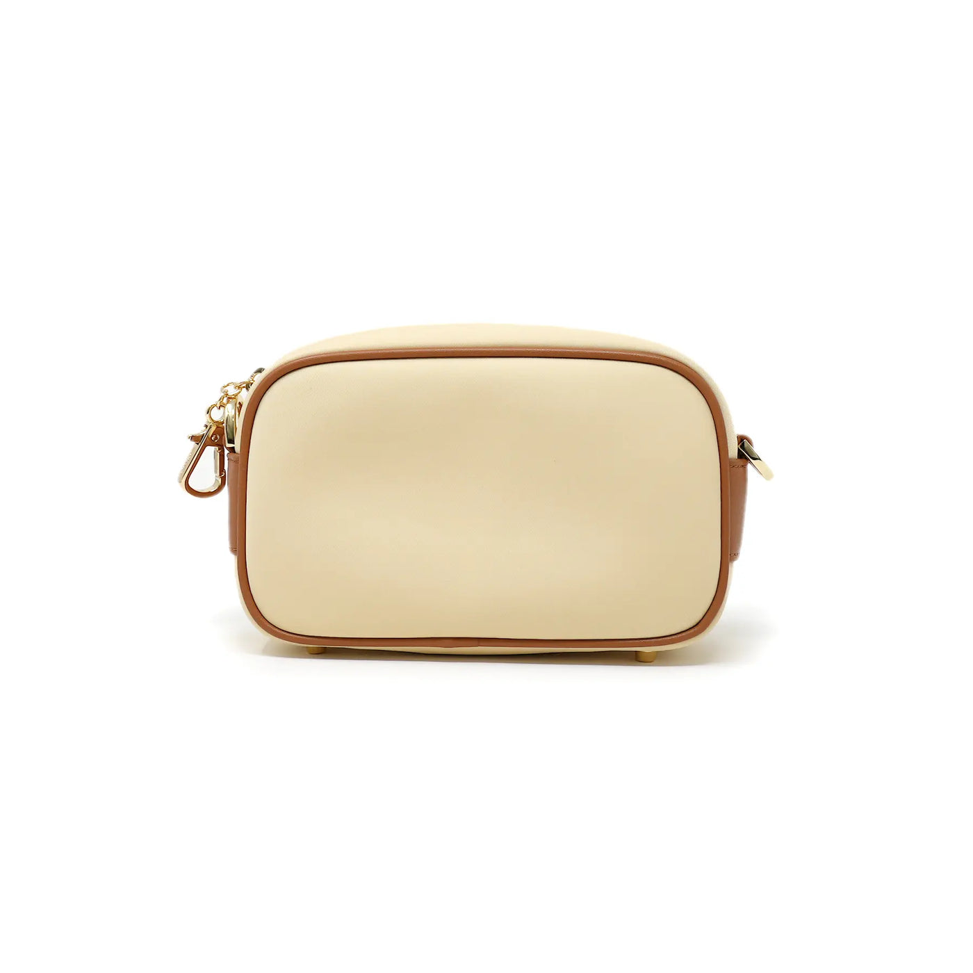 Anti-theft Water-resistant Travel Crossbody - Crissy Mini Crossbody in Cream Gold - back view - Arden Cove