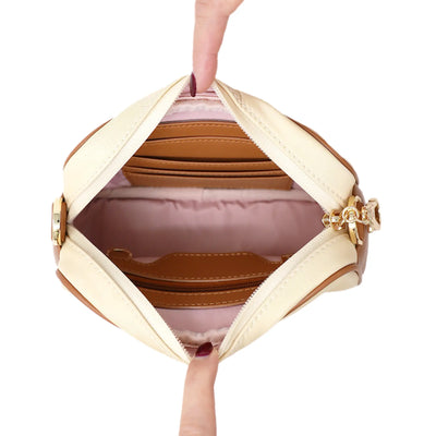 Mini Sized Cream Inner Pocket View