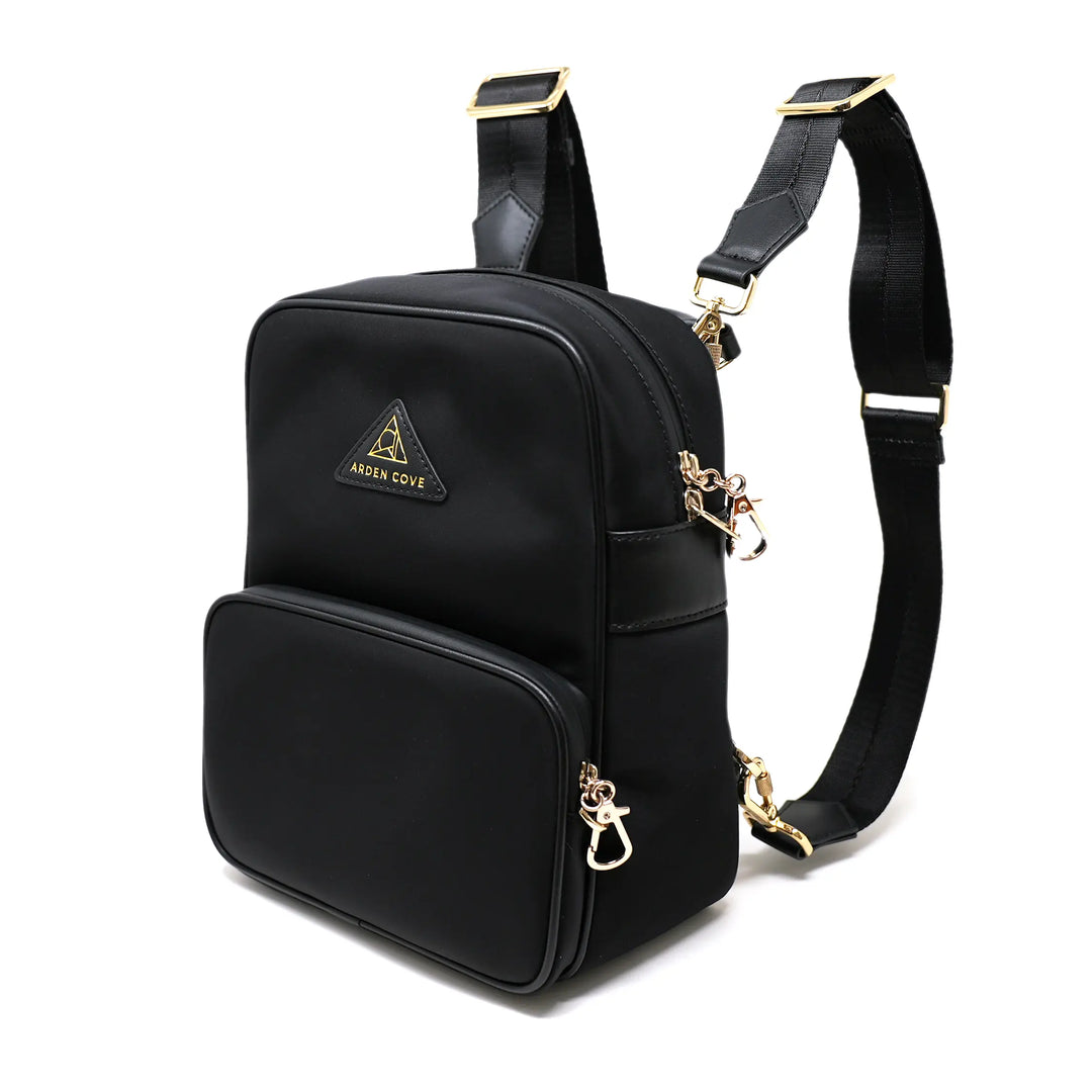 Anti-Theft Waterproof Carmel Convertible Backpack & Crossbody