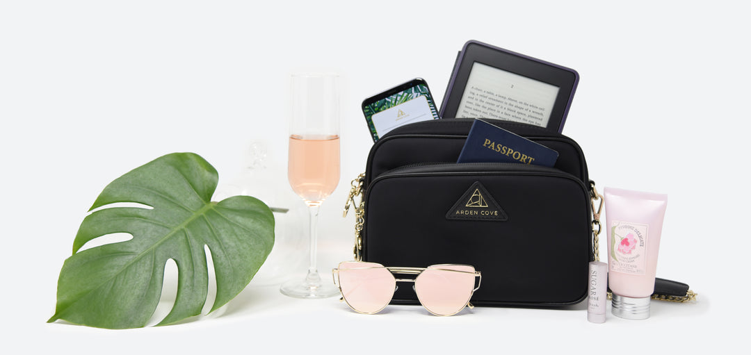 arden cove daily laptop backpack Dolores Water-Resistant Commuter & Weekend Black-Gold This front Dolores Water-Resistant Commuter & Weekend