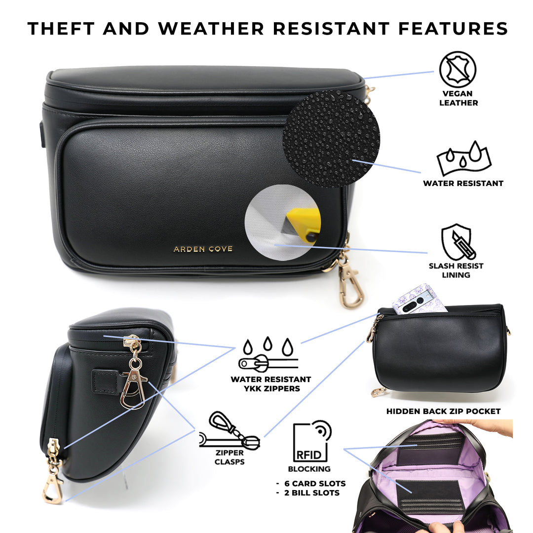 Safe Anti-theft Water-resistant Travel Bum Bag