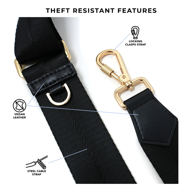 Slash-Resistant Adjustable Jacquard Long Straps (37