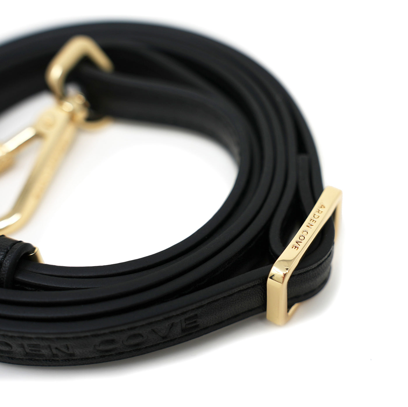 Slash Resistant Faux Leather Strap - Replacement Purse Straps Gold/Black / Locking