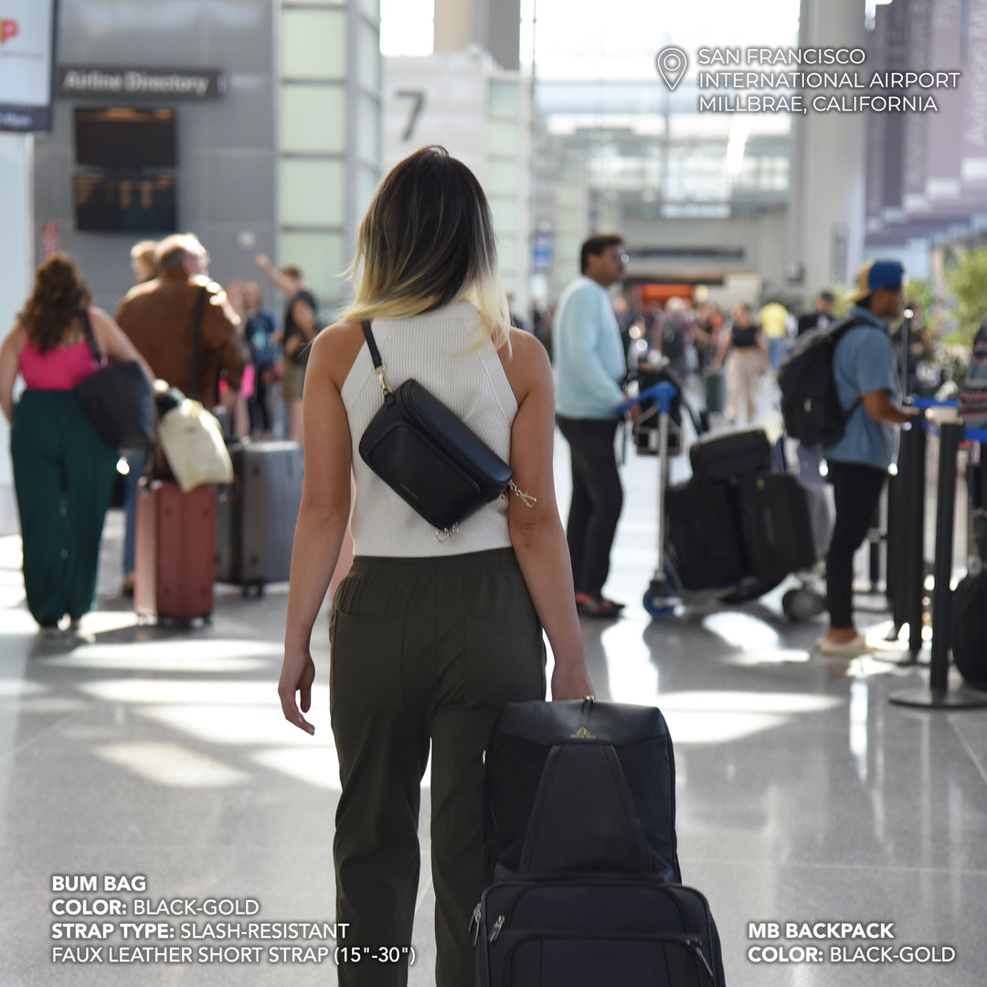 Safe Anti-theft Water-resistant Travel Bum Bag