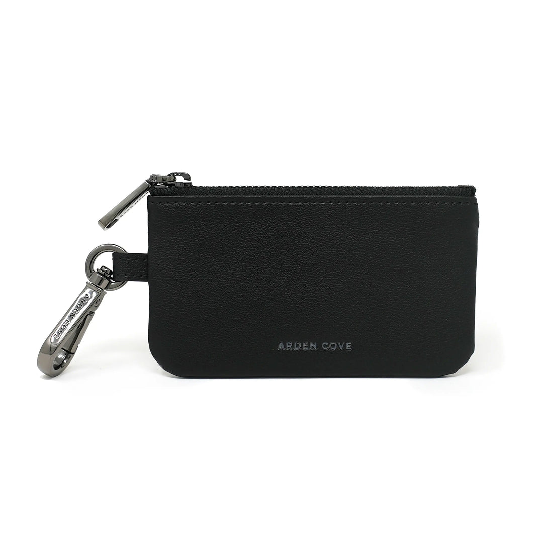 Noe Zippered RFID Blocking Card Pouch - Minimalist Card Holder