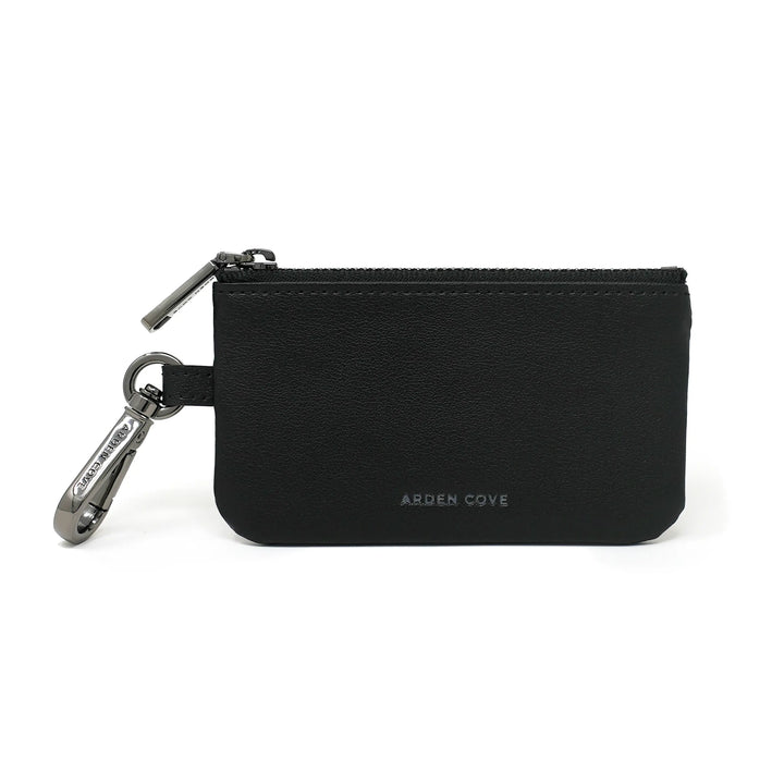 Noe Zippered RFID Blocking Card Pouch - Minimalist Card Holder
