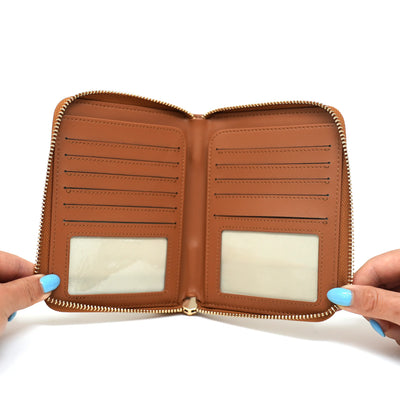 Savona Zippered RFID Blocking Passport Wallet