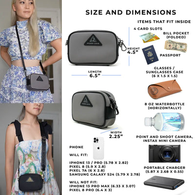 Size and Dimensions of the Crissy Mini Crossbody