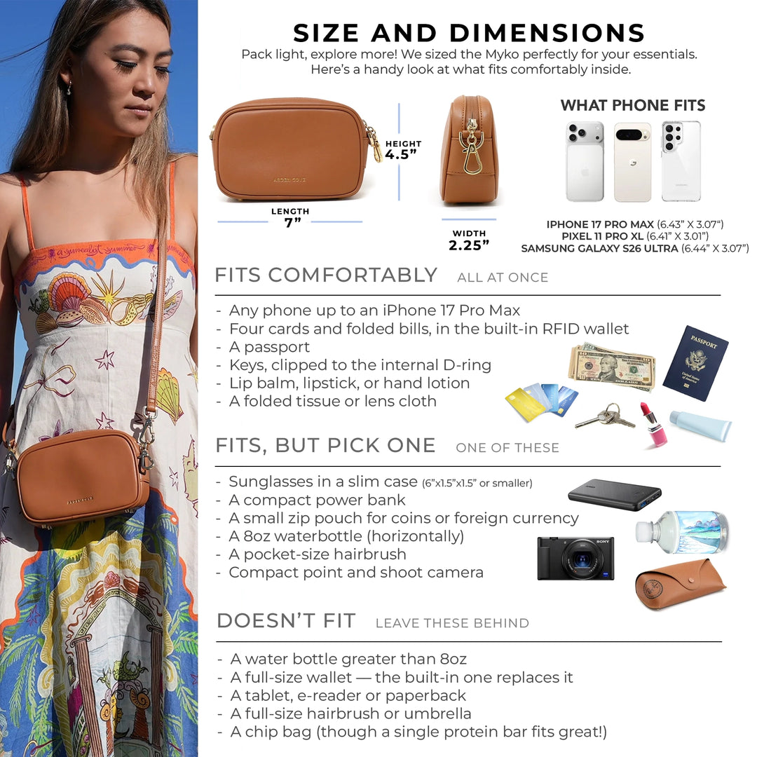 Myko Anti-theft Mini Travel Crossbody