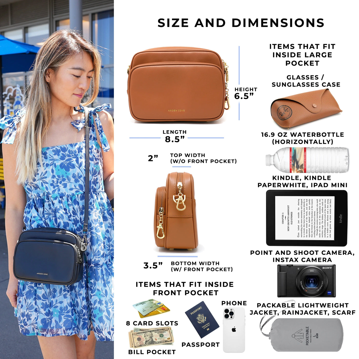 Verona Crossbody With Slash-Resistant Locking Clasp Straps