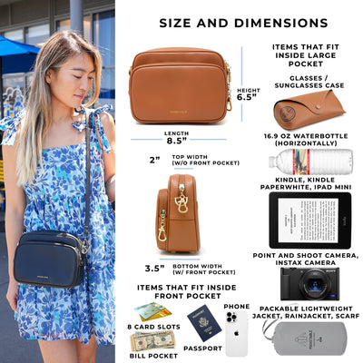Verona Crossbody With Slash-Resistant Locking Clasp Straps