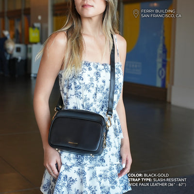 Verona Crossbody With Slash-Resistant Locking Clasp Straps