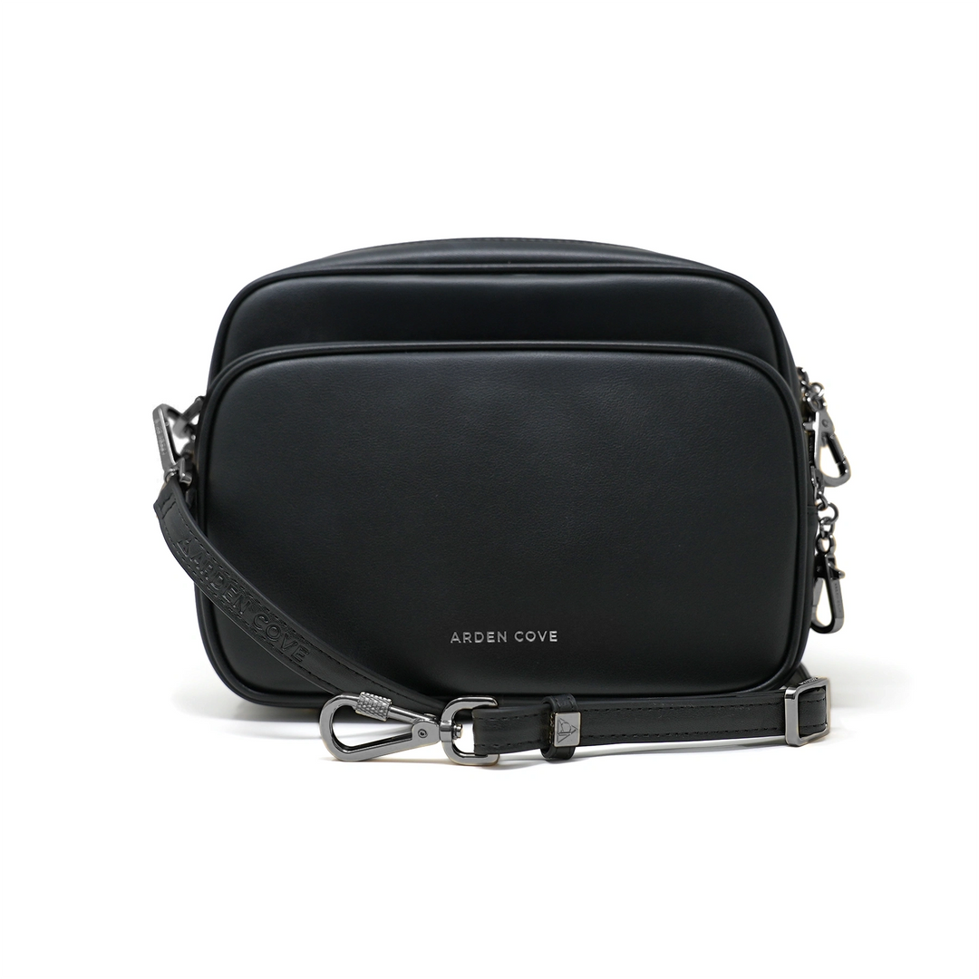 Verona Water-Resistant Anti-Theft Faux Leather Crossbody Bag
