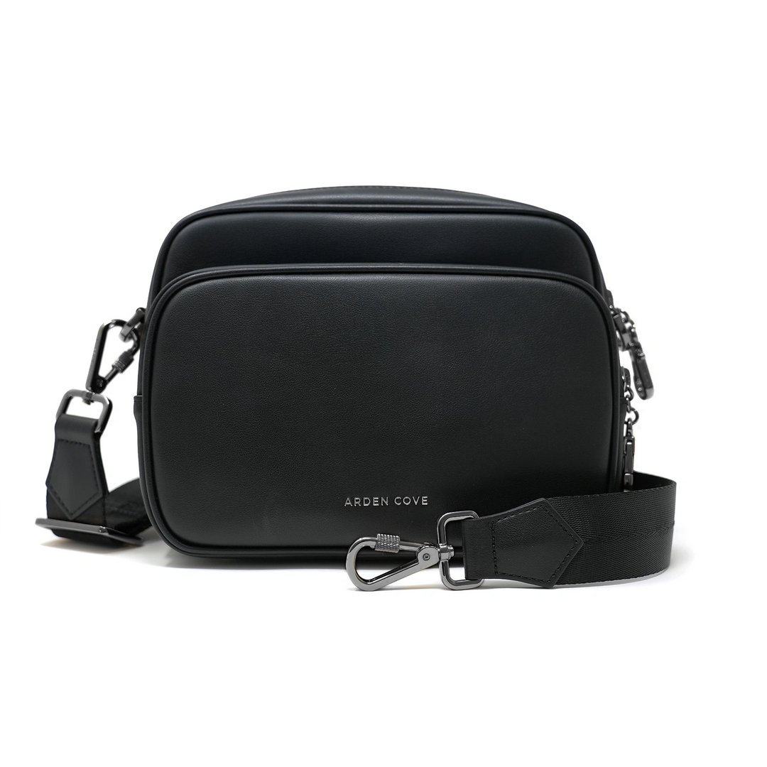 Verona Water-Resistant Anti-Theft Faux Leather Crossbody Bag