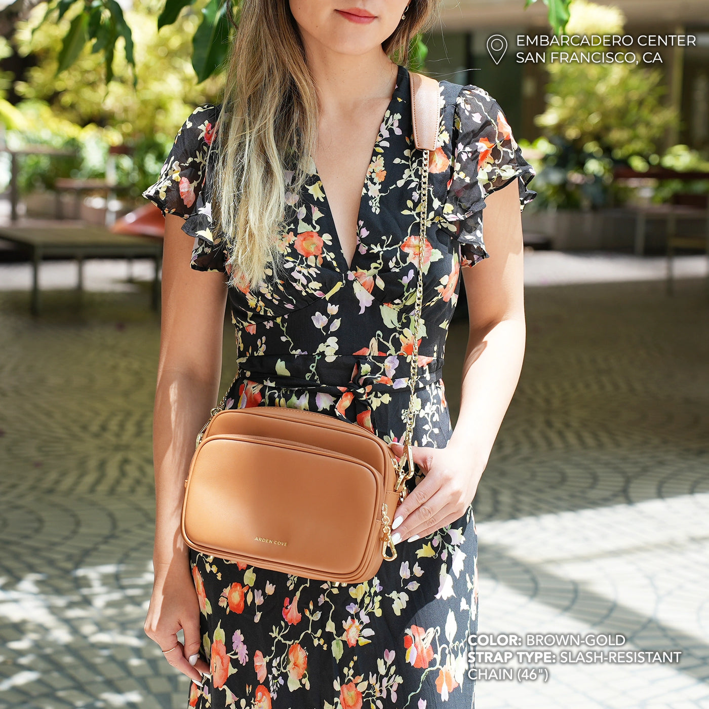 Verona Crossbody With Slash-Resistant Locking Clasp Straps