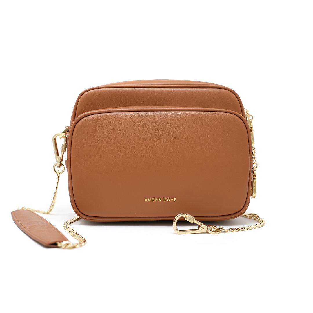 antigua crossbody wire travel bags Verona Water-Resistant Anti-Theft Faux Leather Crossbody Bag