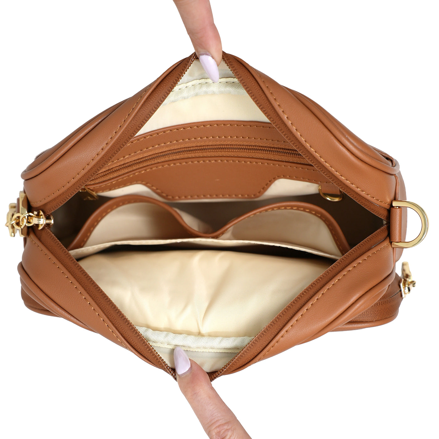 Verona Crossbody With Slash-Resistant Locking Clasp Straps