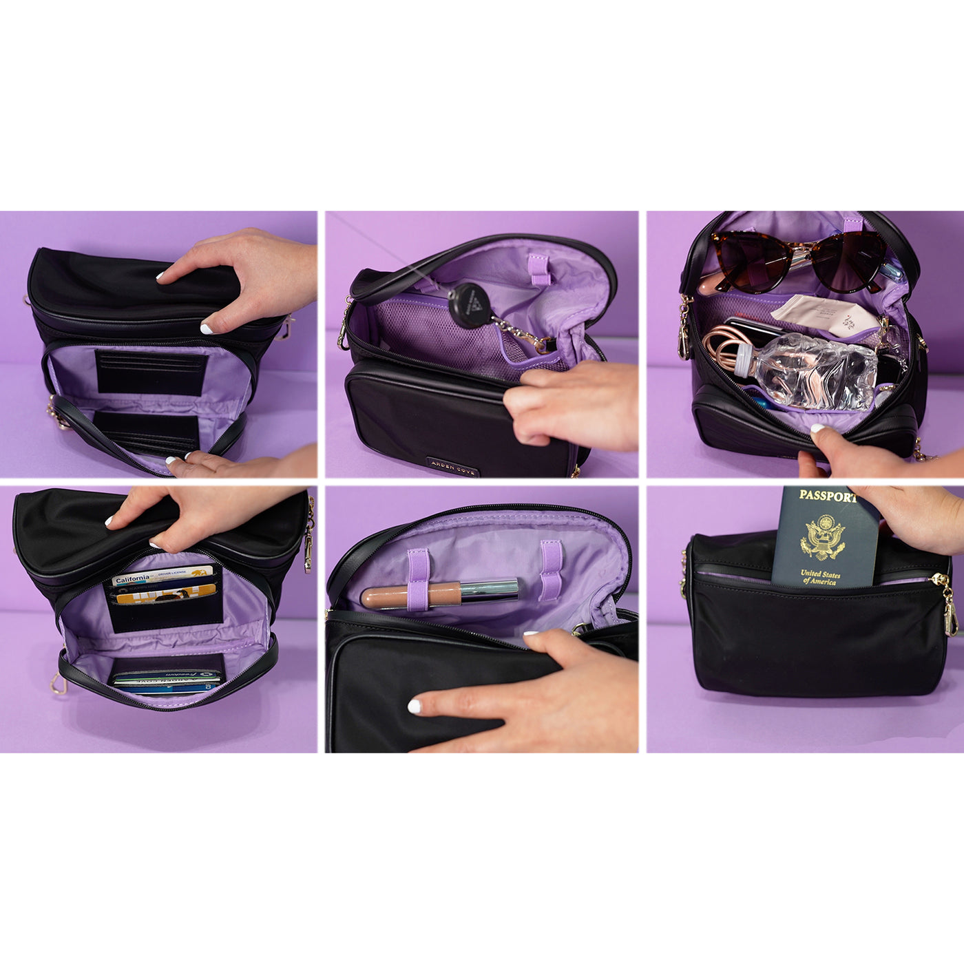 Bum Bag with Locking Clasps Strap