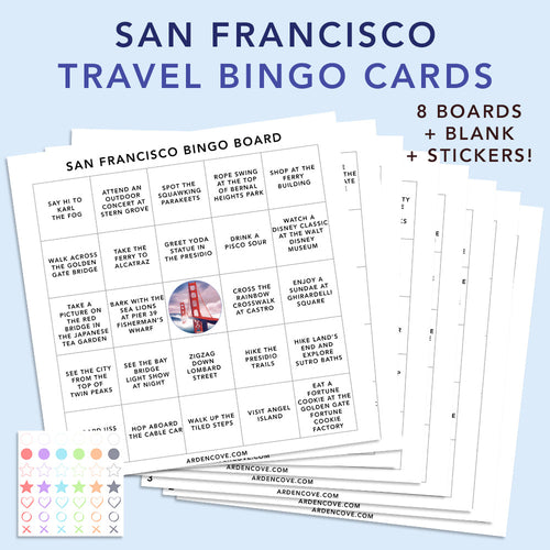 travel bingo boards