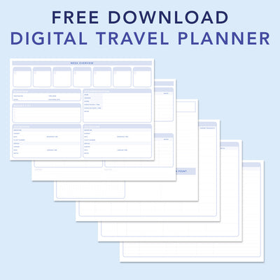 FREE Travel Planner Download / Printable Worksheets